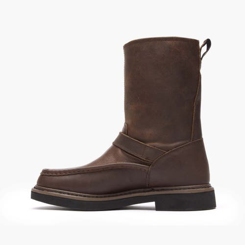 Georgia Boot Waterproof Side Zip Work Wellington In Brown