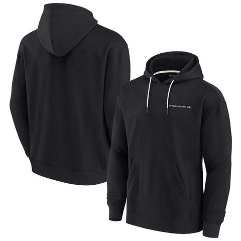 Unisex Fanatics Signature Black Inter Miami CF Elements Super Soft Fleece Pullover Hoodie
