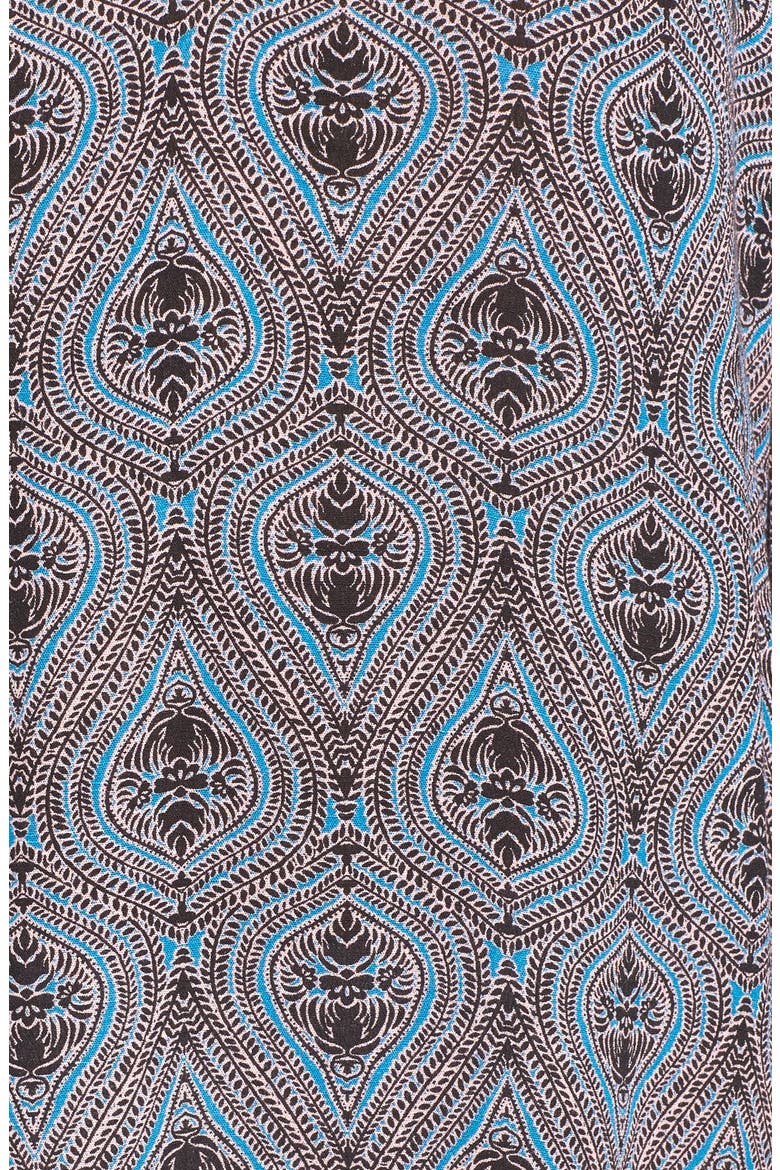 Whitney Bell Sleeve Woven Shift Dress, Alternate, color, BLUE MULTI