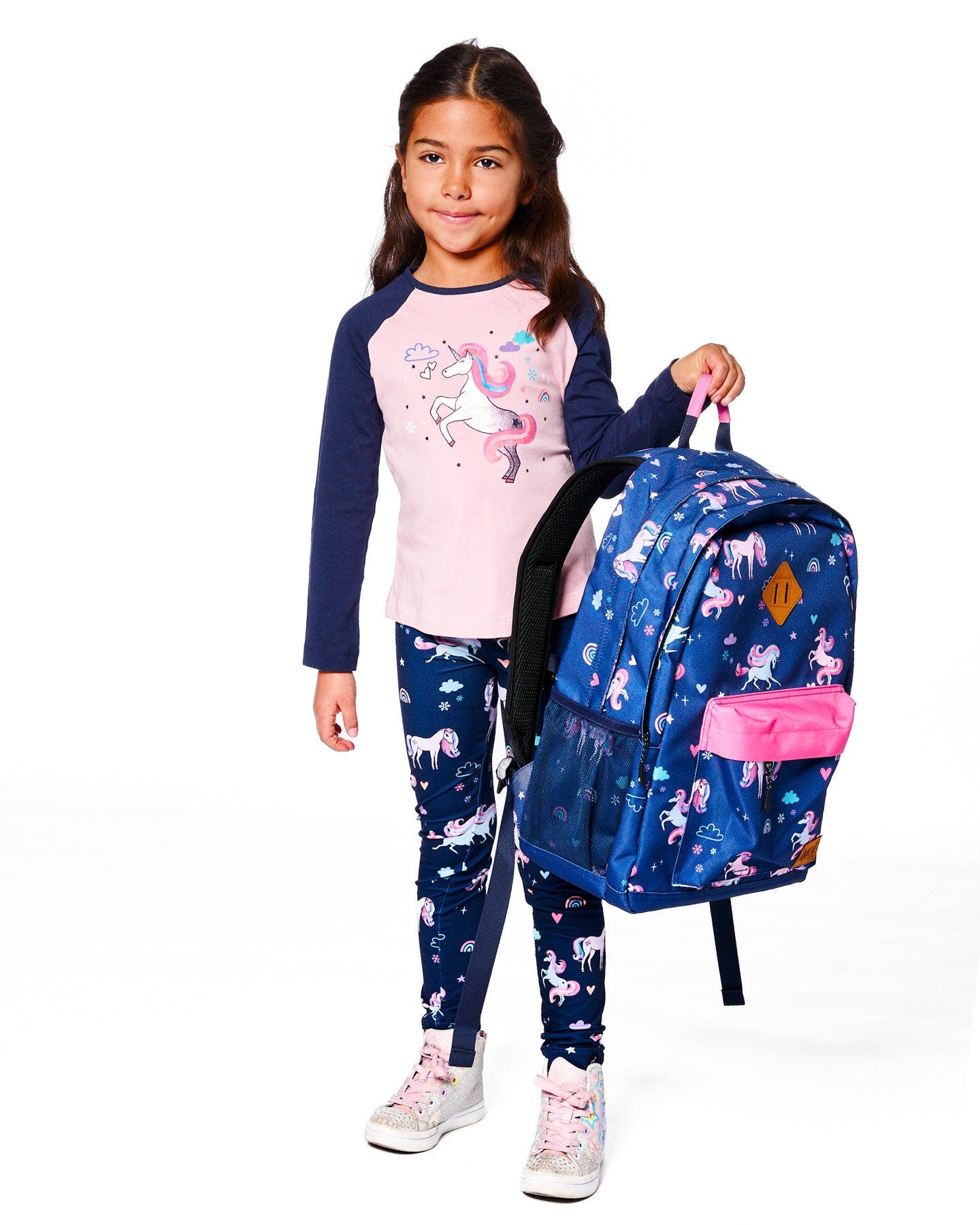 Deux par Deux Kids Backpack Unicorn, Main, color, 