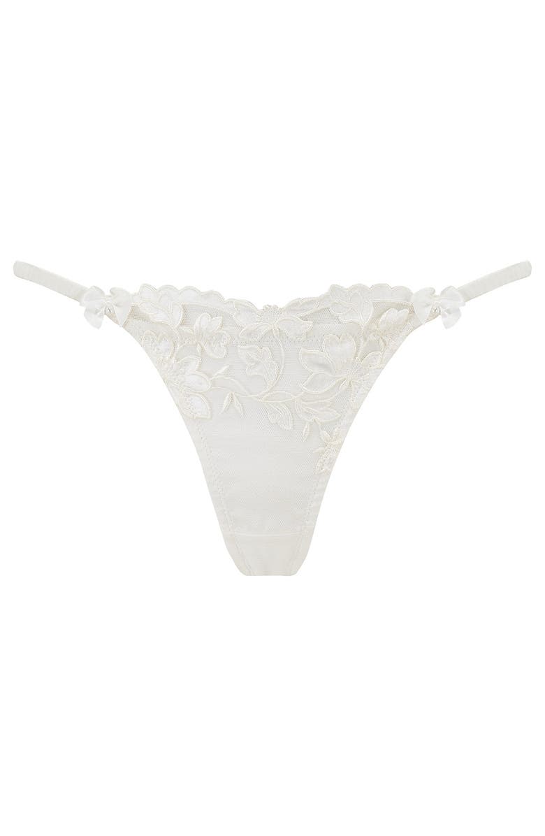 Scarlett Gasque Velma Thong, Alternate, color, White