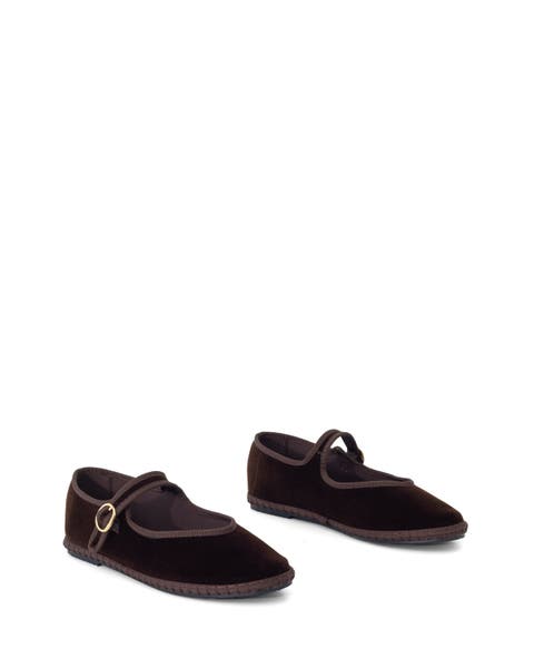 ALEGRIA Round Toe mary jane ballet flats