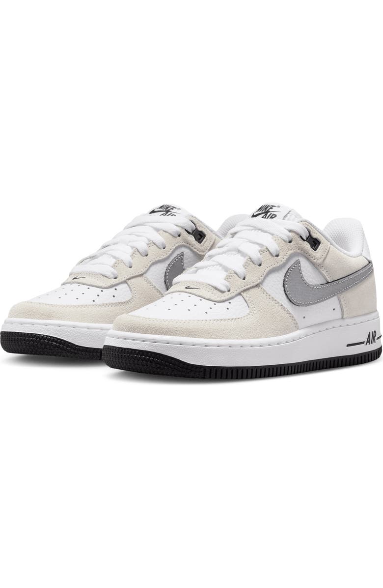 Nike Kids' Air Force 1 Basketball Sneaker, Main, color, Phantom/ Black
