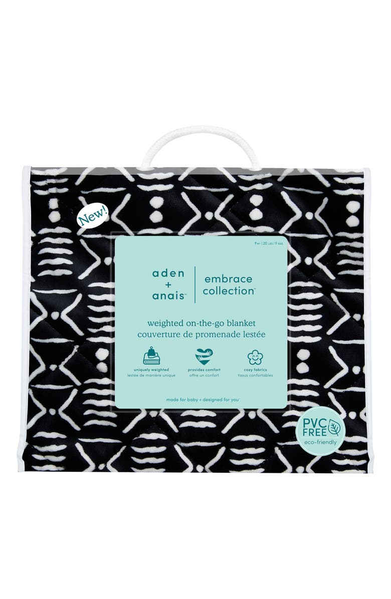aden + anais Embrace On the Go Weighted Blanket, Alternate, color,