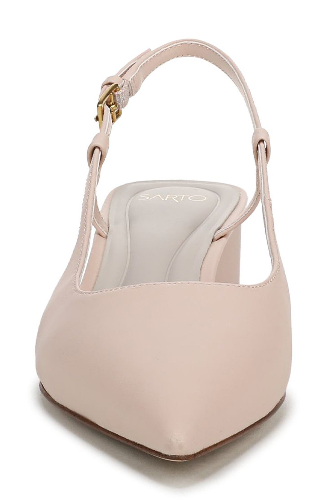 Amelie Slingback Pointed Toe Pump, Alternate, color, BLUSH