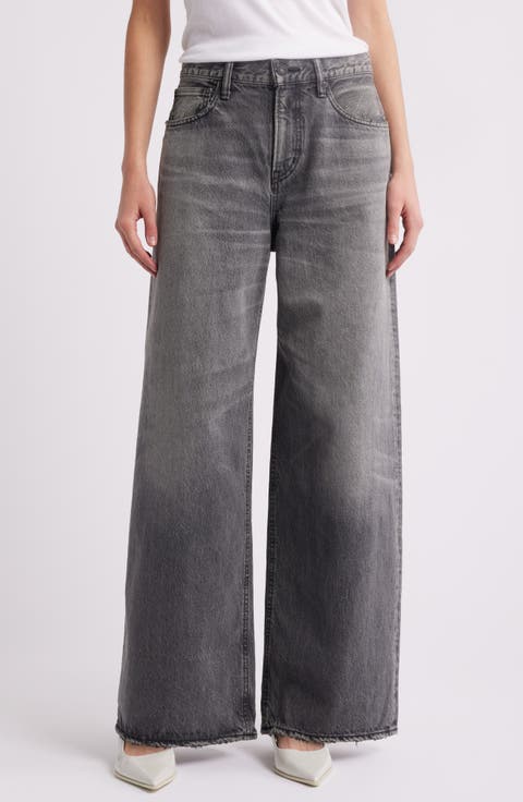 Elmont High Waist Superwide Leg Jeans