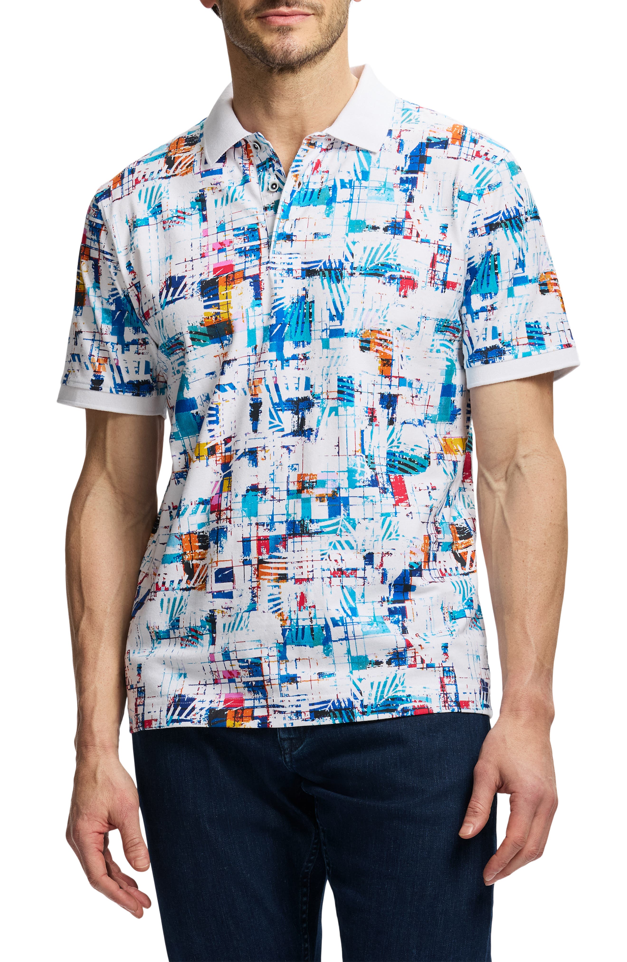 Robert Graham Hawkhurst Cotton Knit Polo