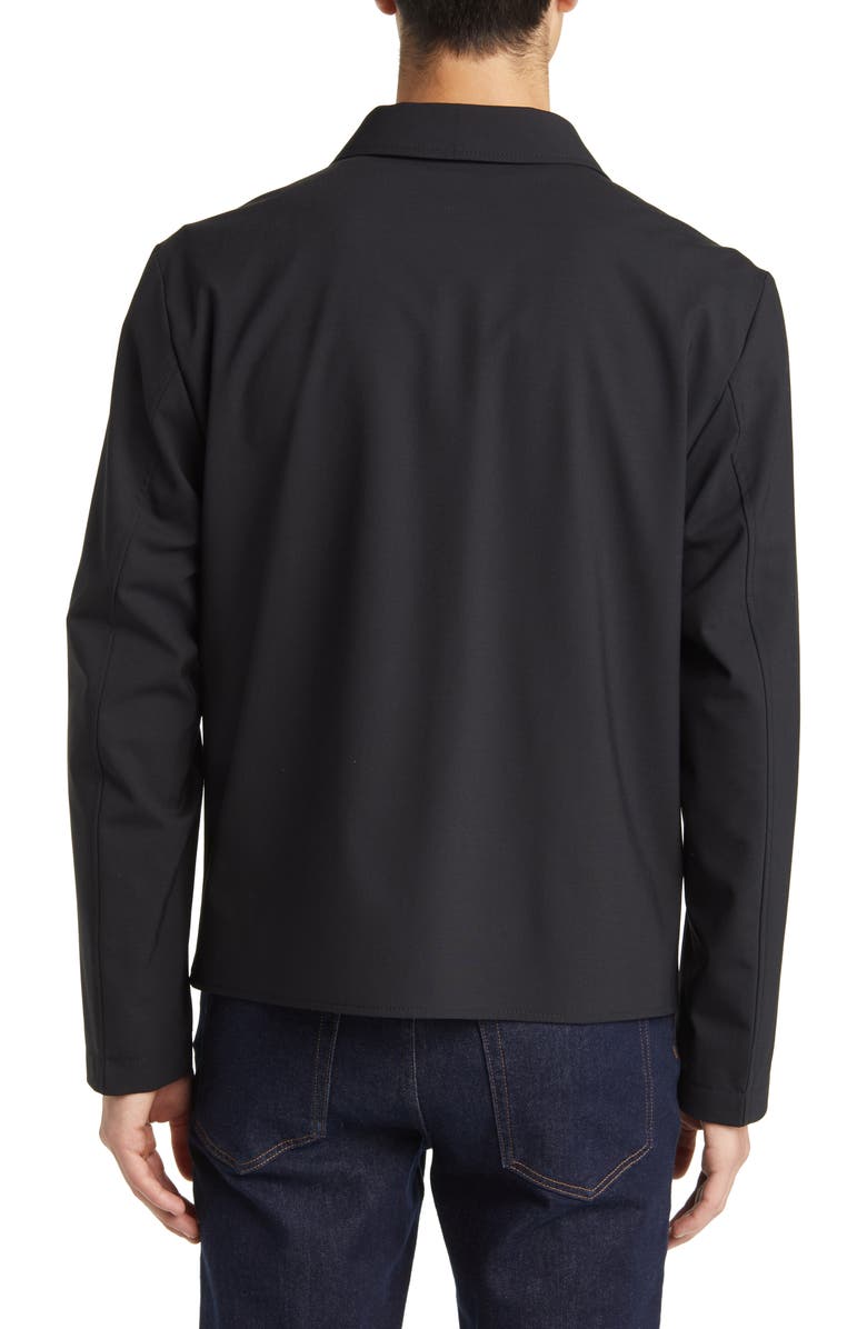 BOSS Hanry Wing Zip-Up Wool Blend Jacket, Alternate, color, 