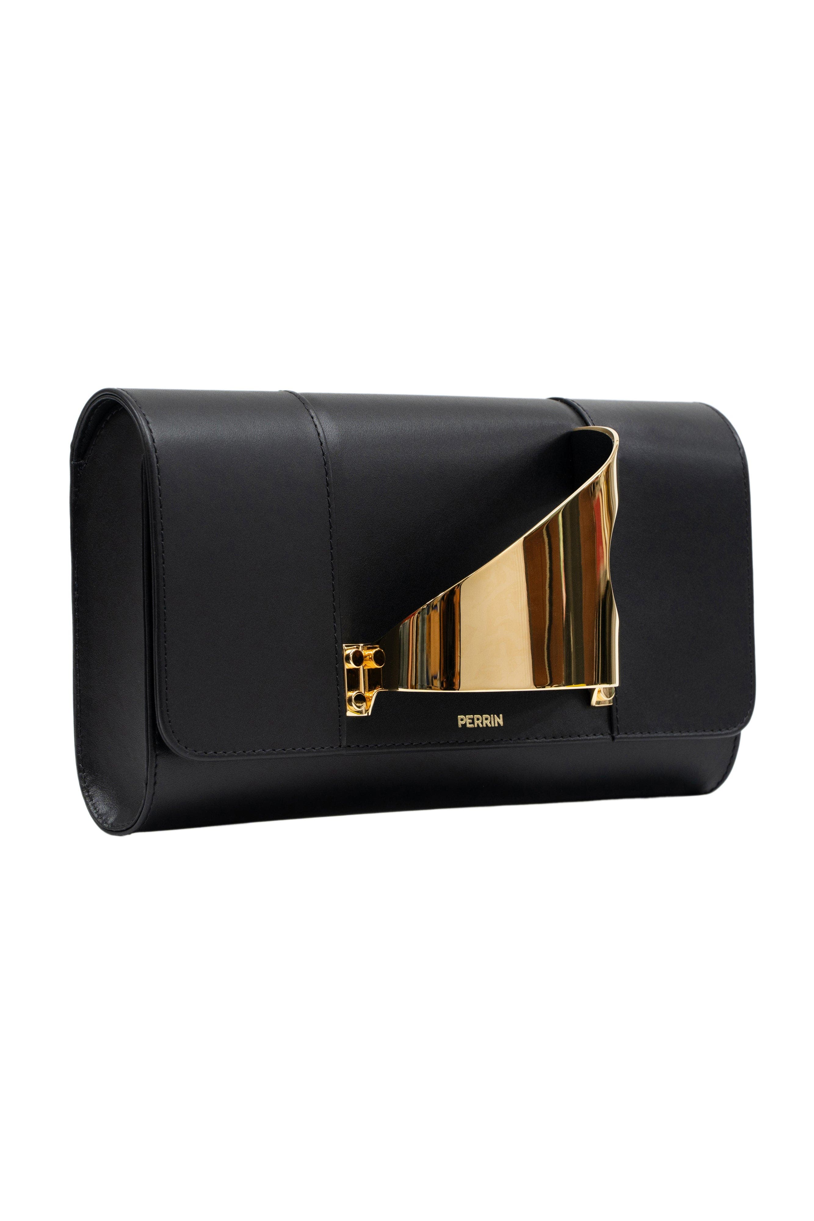 L'Eiffel Classic Clutch, Alternate, color, BLACK
