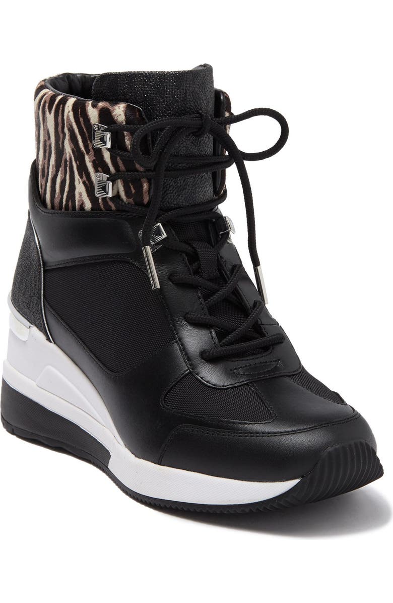 MICHAEL Michael Kors Liv Wedge Heel Bootie, Alternate, color,