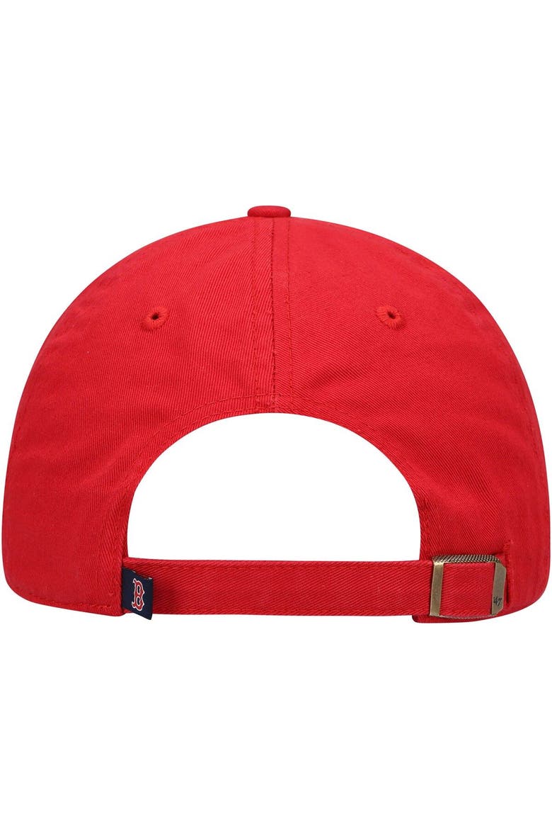 Men's '47 Red Boston Red Sox Clean Up Adjustable Hat, Alternate, color, Red