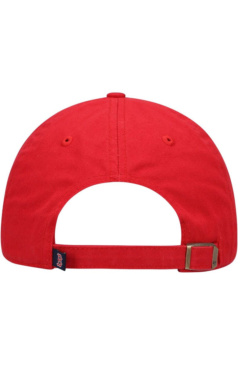 '47 Men's '47 Red Boston Red Sox Clean Up Adjustable Hat, Alternate, color, Red