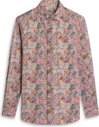 Bugatchi Julian Shaped Fit Paisley Cotton Button-Up Shirt