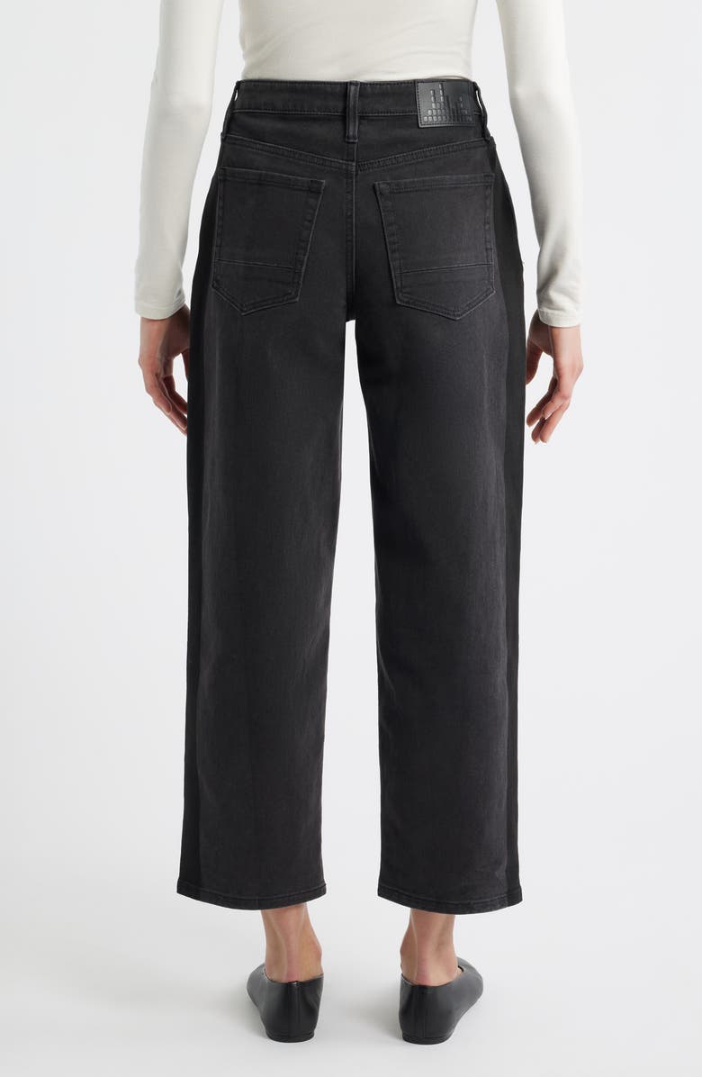 CITY BLUES High Waist Ankle Barrel Jeans, Alternate, color, Black