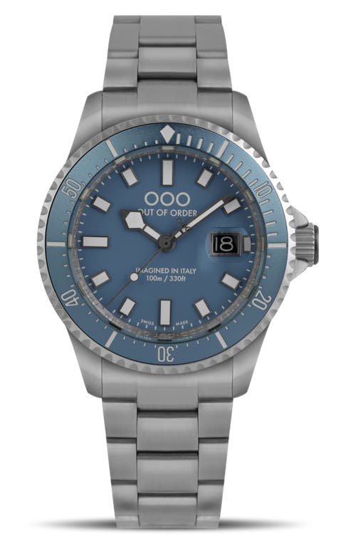 OUT OF ORDER Casanova Bracelet Watch, 44mm in Blue Mediterraneo  product