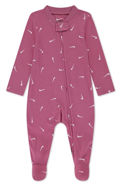 Swoosh Print Footie