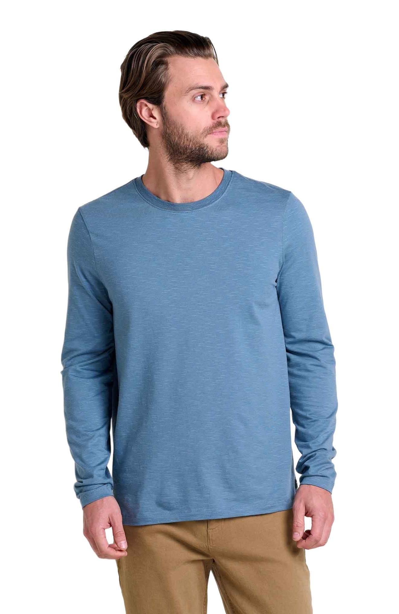 Toad & Co Tempo Long Sleeve Crew in North Shore 