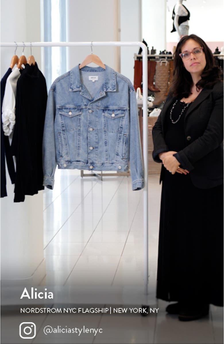 Charli Oversize Denim Jacket, sales video thumbnail