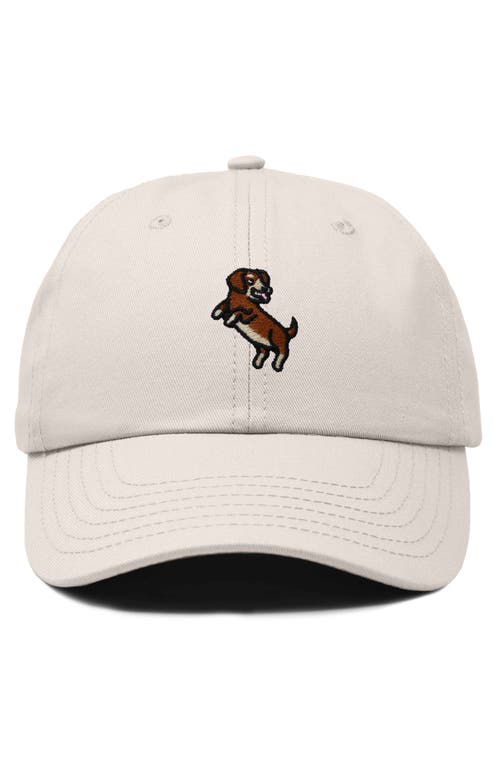 DALIX DALIX DACHSHUND EMBROIDERED DAD CAP