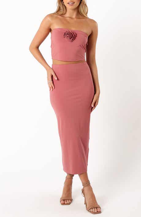 Petal & Pup Tiarny Rosette Tube Top & Body-Con Skirt Set