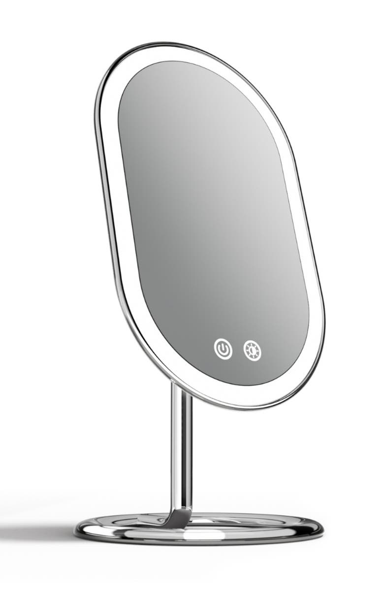 FANCII Vera Lighted Vanity Mirror, Alternate, color, Chrome
