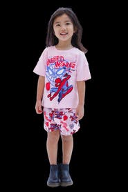 Marvel Spider-Man Girls' T-Shirt and Shorts Set