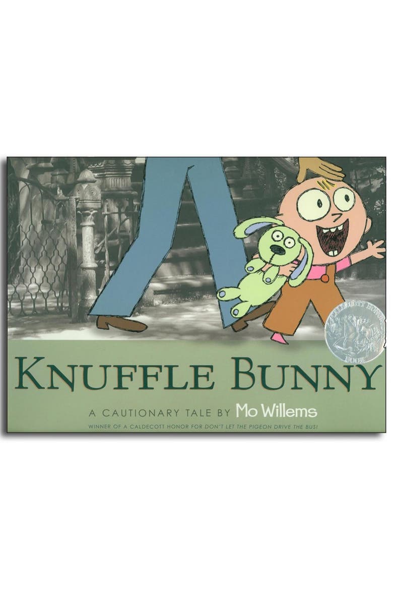 Knuffle Bunny Soft Plush Toy with Hardcover Book, Alternate, color, Green