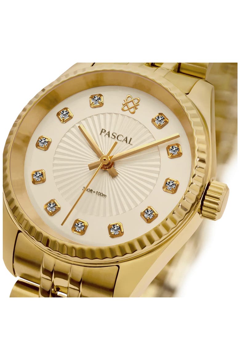Timeless Classic Lab Grown Diamond Bracelet Watch, 31mm, Alternate, color, OAT MILK/ GOLD