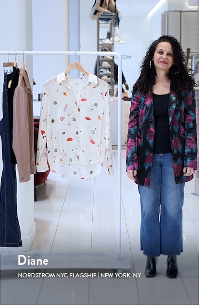 Tyler Long Sleeve Silk Button-Up Shirt, sales video thumbnail