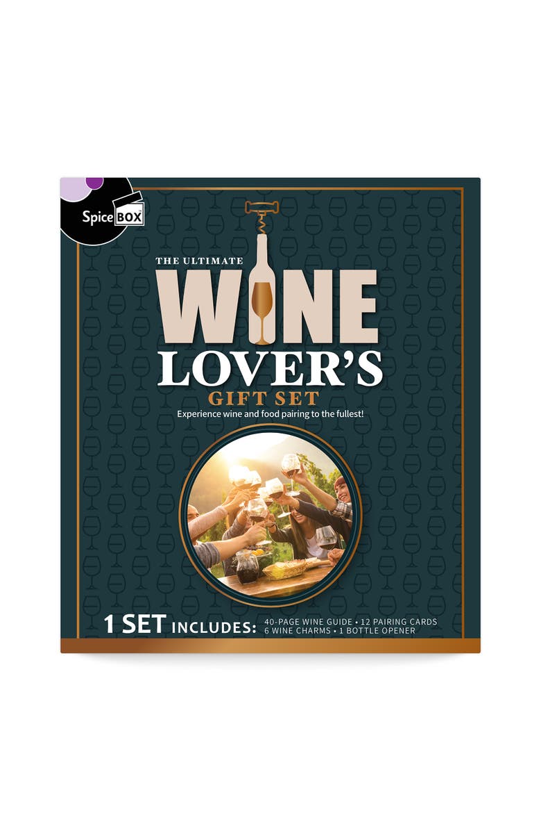 Gift Box Wine Enthusiast Set Elevate Your Wine Experience, Alternate, color, Multicolored