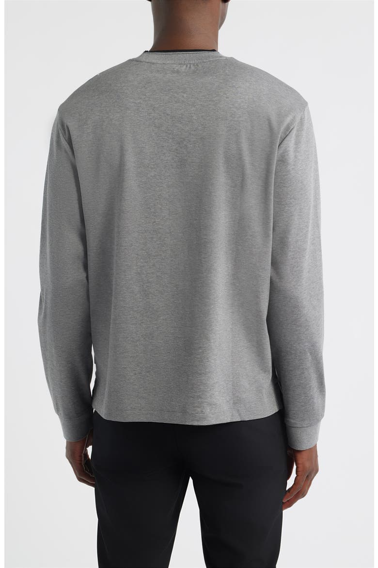 Talley Cotton Crewneck Top, Alternate, color, MEDIUM GREY