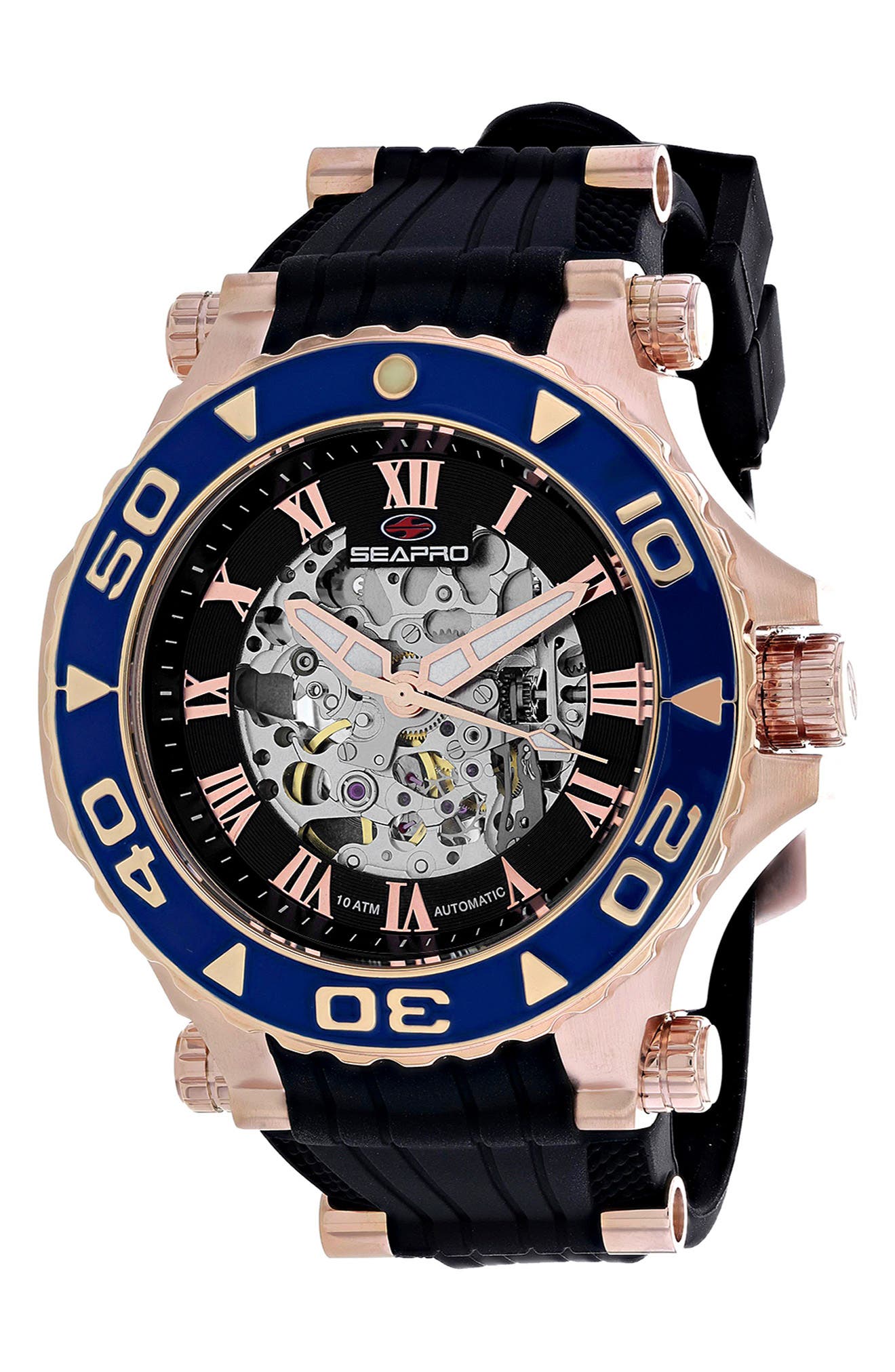 selected BLACK/ BLUE/ ROSE GOLD