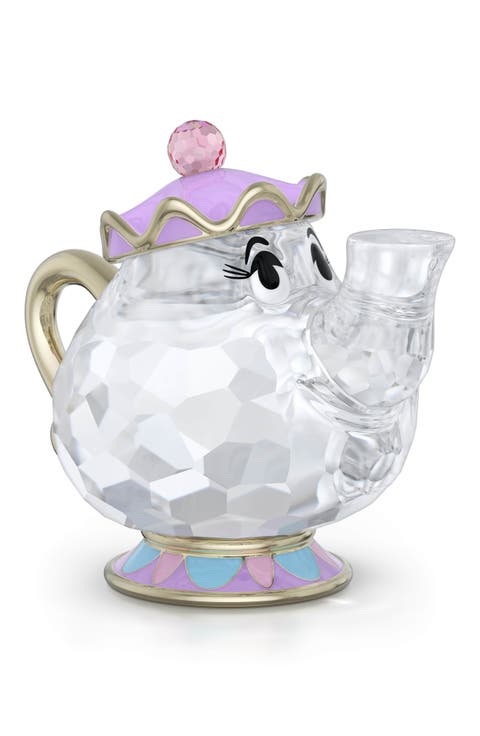 Disney Beauty and the Beast Mrs. Potts Crystal Figurine