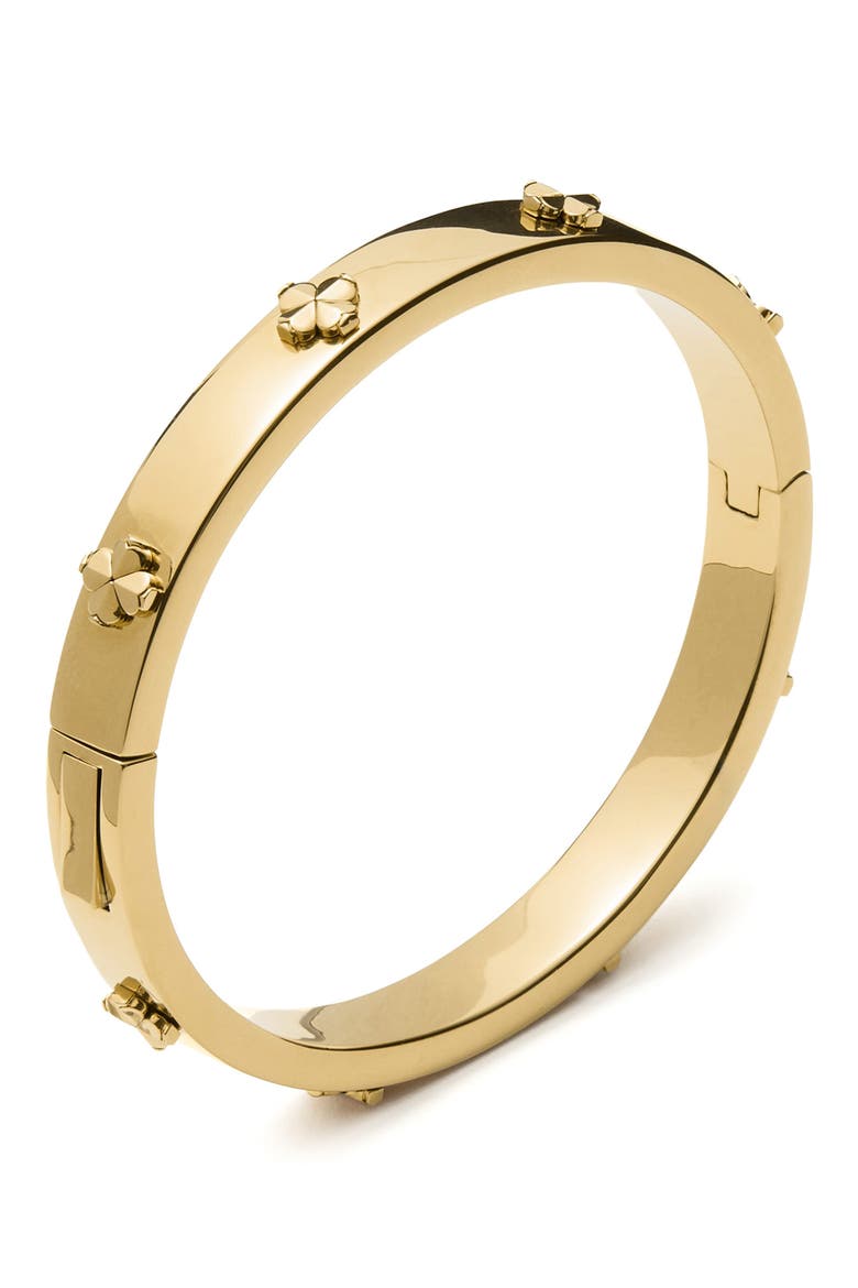 spade hinge bracelet, Alternate, color, GOLD.