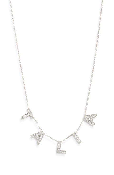 It's All in a Name Bold Personalized Pendant Necklace