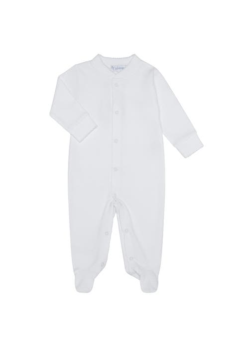White Bubble Baby Footie - Baby