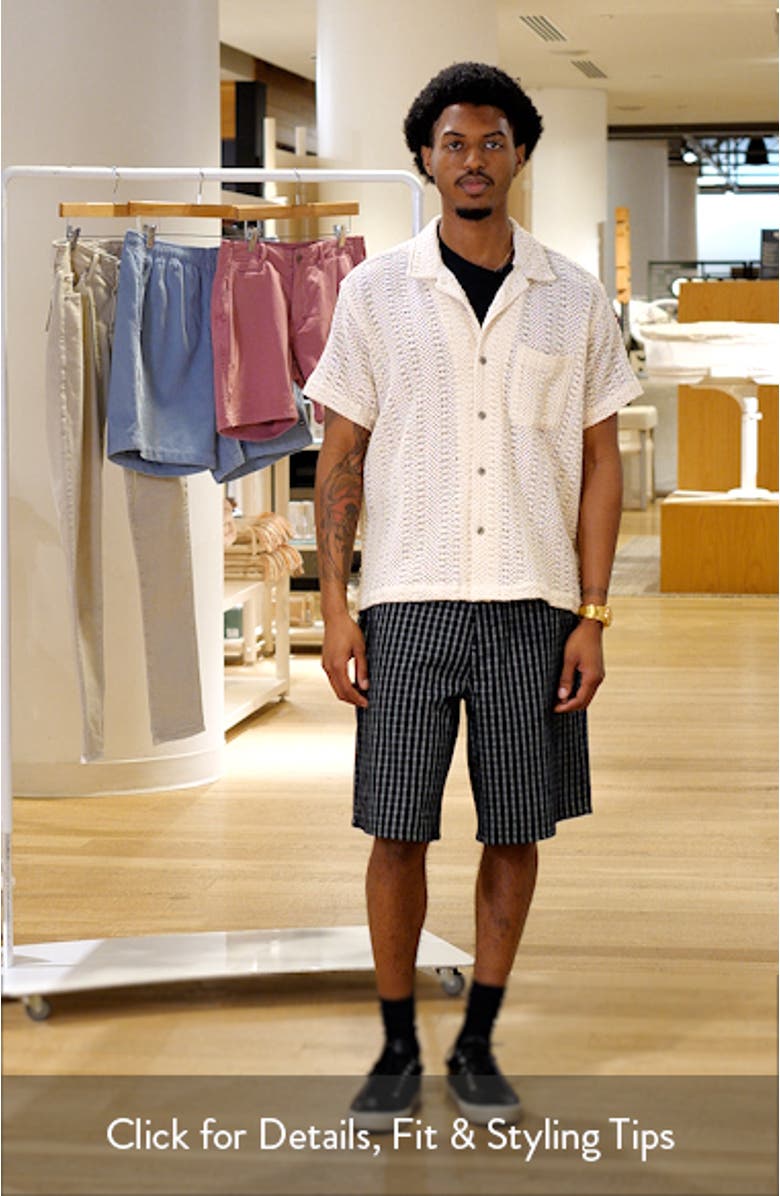 Harison Open Weave Camp Shirt, sales video thumbnail