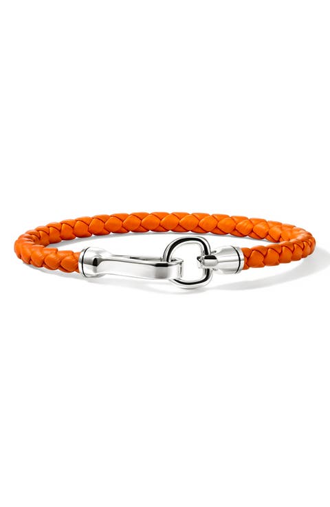 Men's Braided Hook Clasp Bracelet