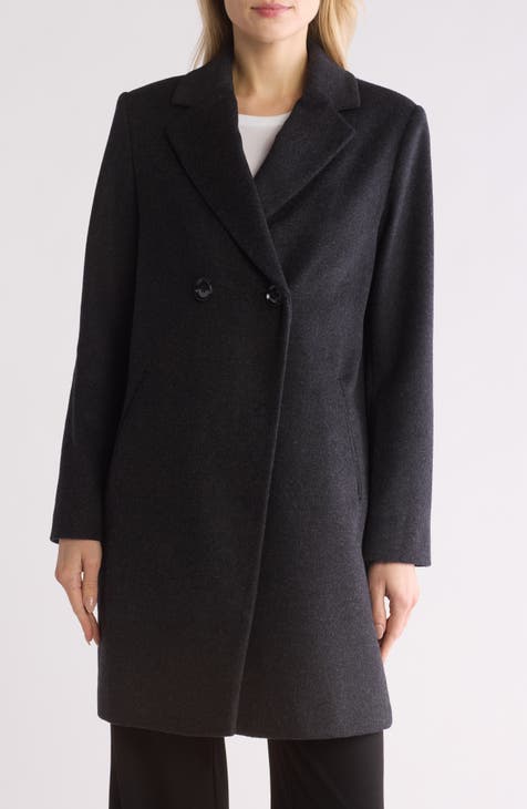 Double Breasted Cutaway Trench Coat