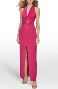 Donna Karan New York Twisted Sleeveless Gown
