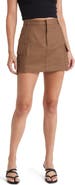 AG x EmRata Colombo Wool Cargo Miniskirt