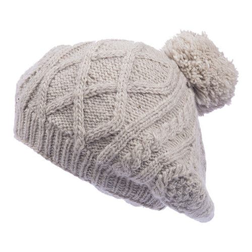 Nirvana Designs Yves Beret In Linen