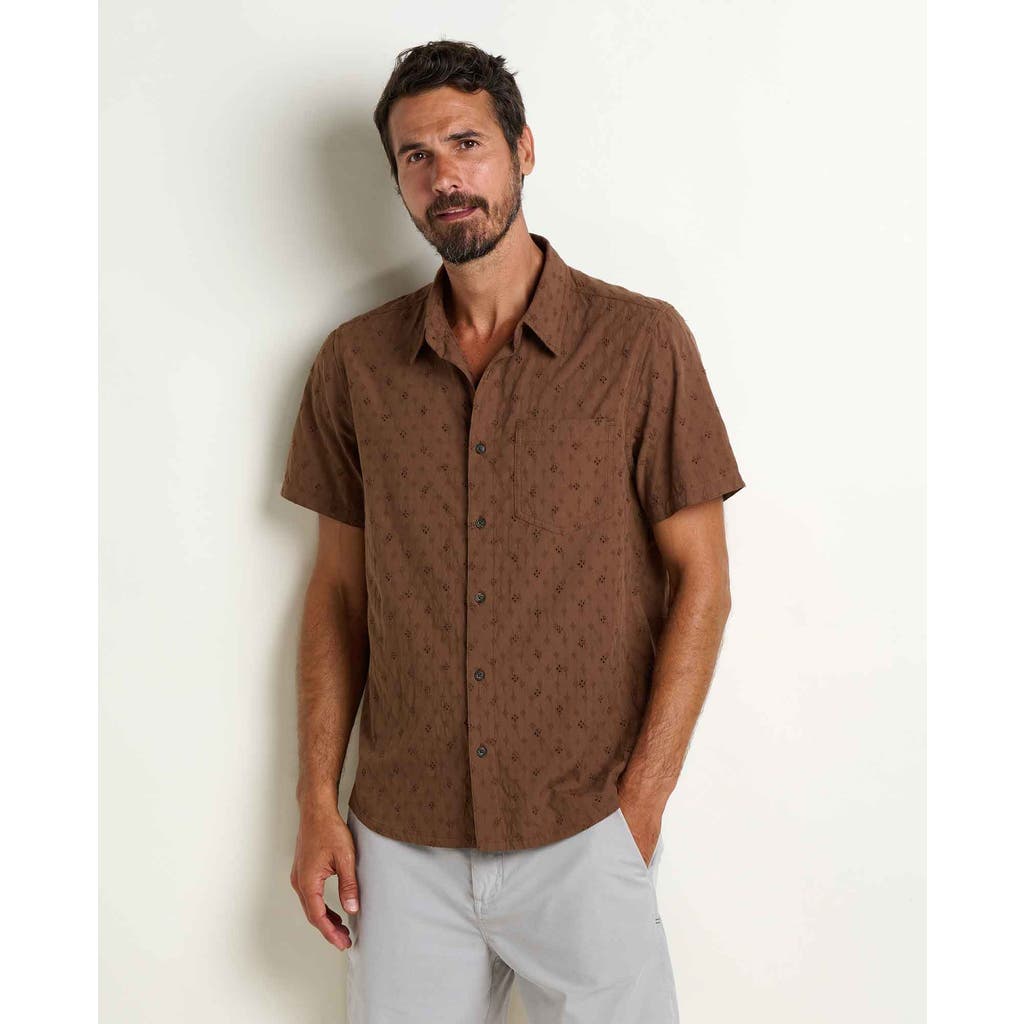 Toad And Co Toad & Co Airscape Embroidered Shirt In Brown