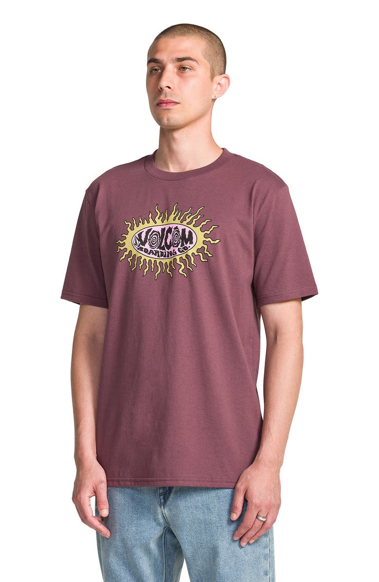 Volcom Live Wire Cotton Graphic T-Shirt, Alternate, color, Pistol Pun
