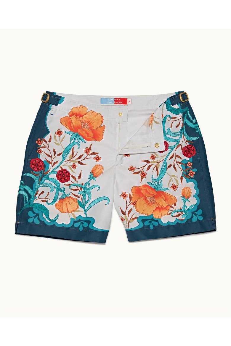 Bulldog Exclusive-Print Swim Shorts, Main, color, MULTICOLOUR