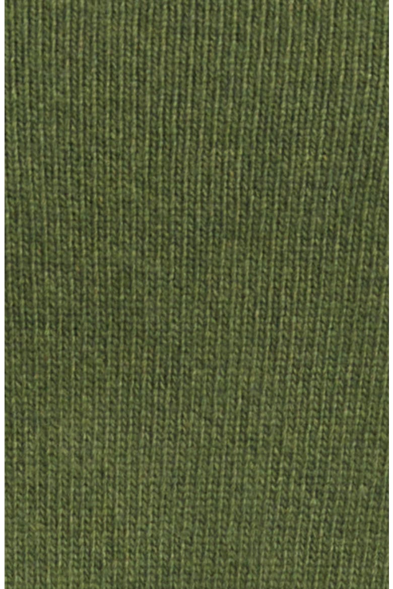 Moritz Tassel Trim Virgin Wool Sweater, Alternate, color, GREEN MULTI