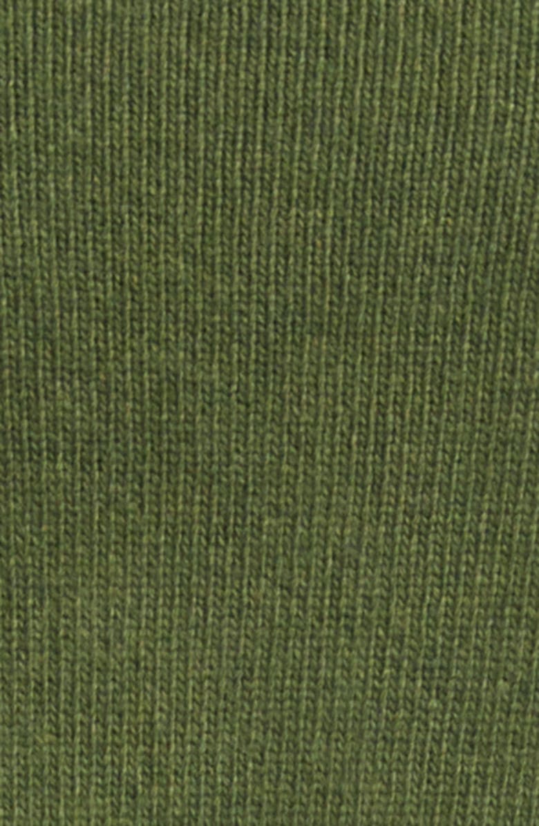 Bode Moritz Tassel Trim Virgin Wool Sweater, Alternate, color, Green Multi