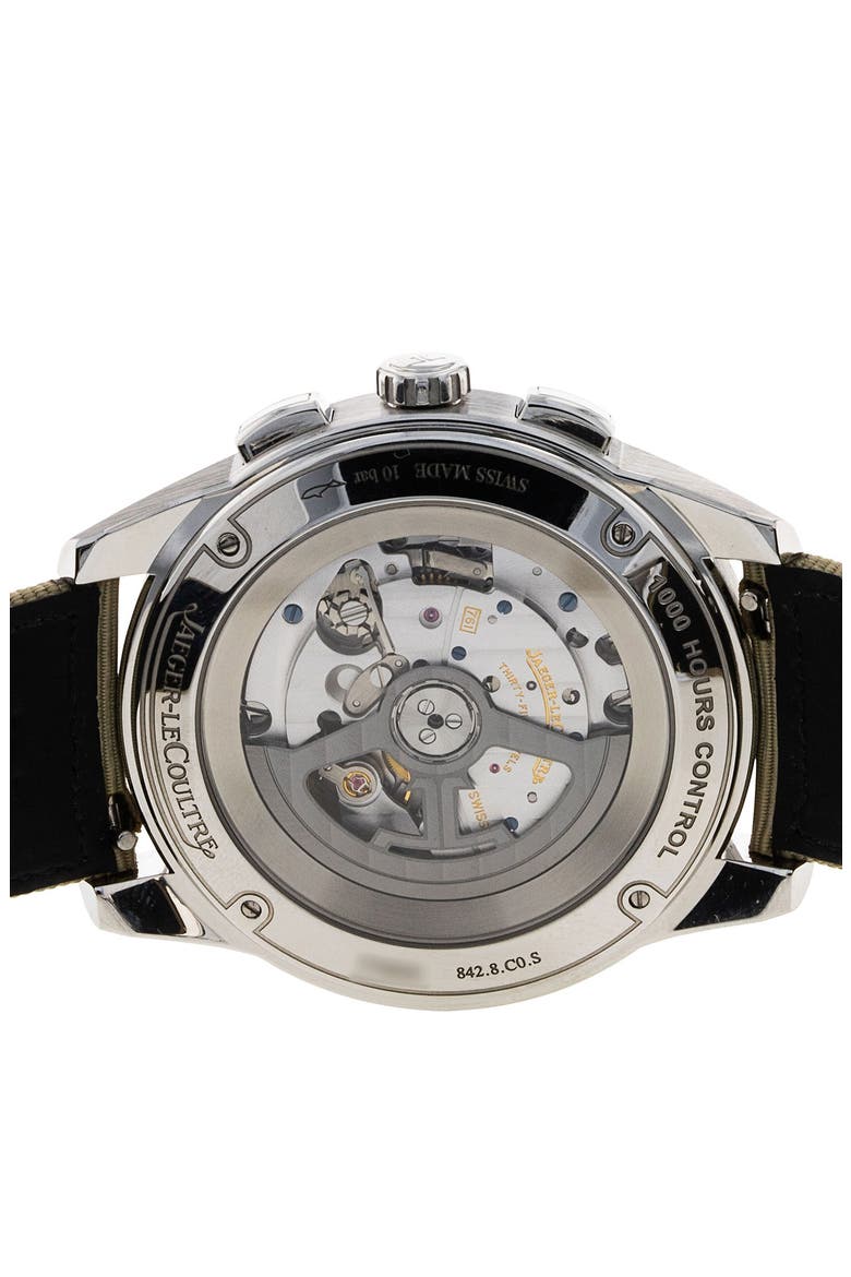 Jaeger-LeCoultre Preowned 2023 Polaris Fabric Strap Chronograph Watch, 42mm, Alternate, color, GREY