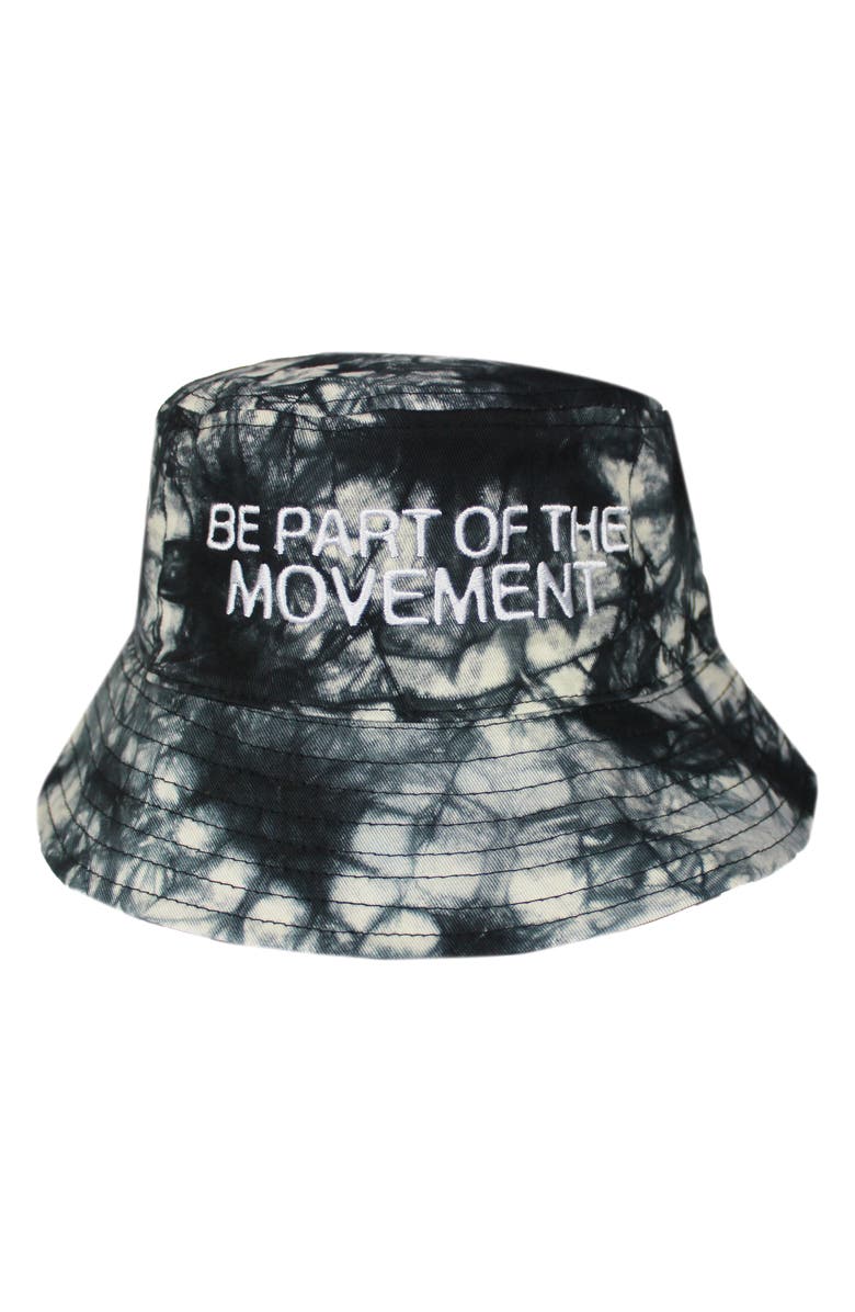 Cross Colours Be Part of the Movement Tie Dye Bucket Hat, Alternate, color,