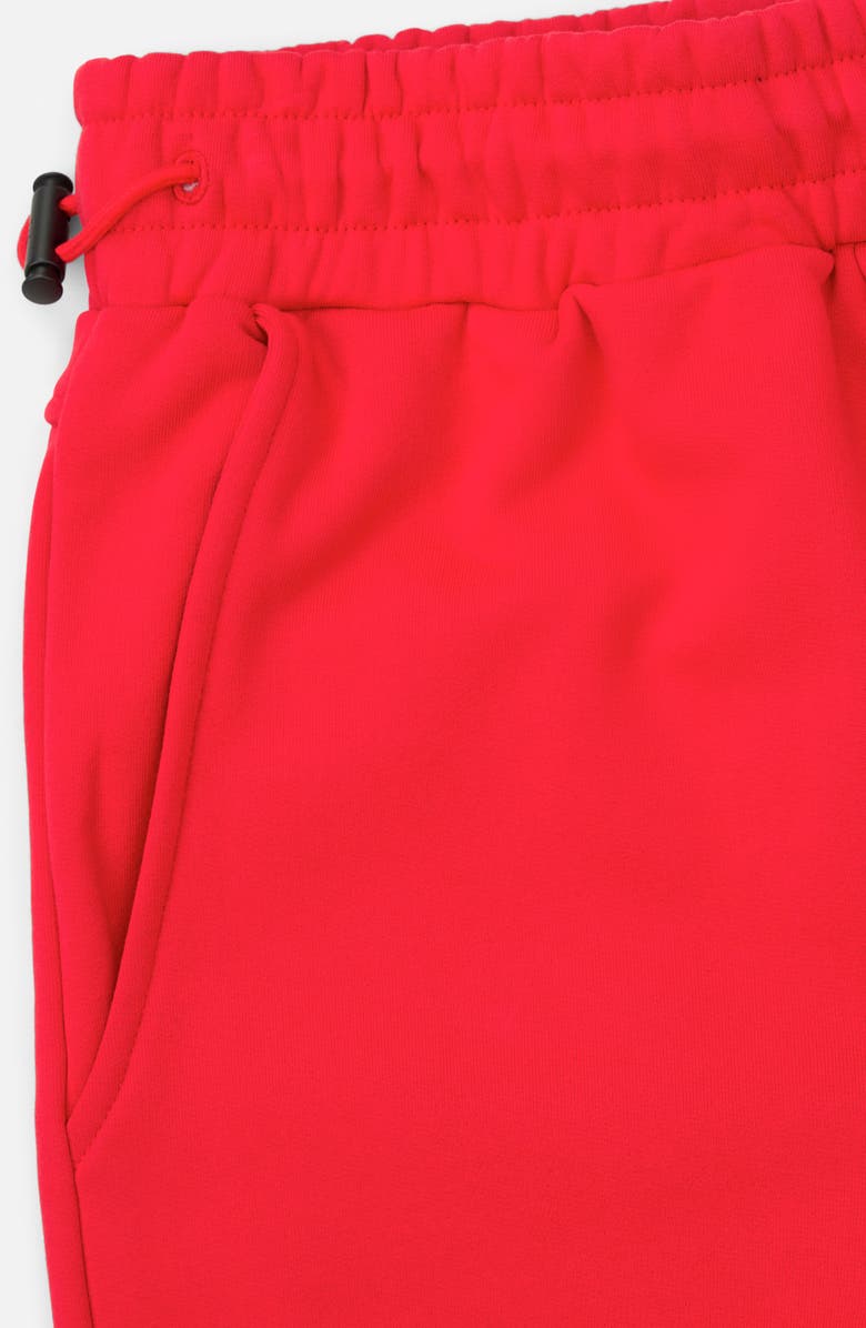 RtA Rafa Fingerprint Logo Sweatpants, Alternate, color, Red Fingerprint Logo